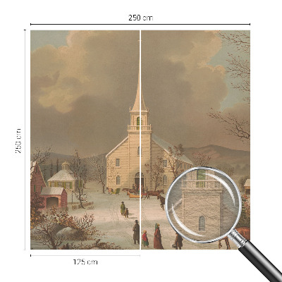 Fototapeta za dnevno sobo Zimska pokrajina