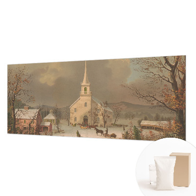 Fototapeta za dnevno sobo z motivom zimske pokrajine