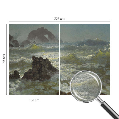 Flis fototapeta za otroško sobo Razburkano morje