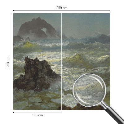 Flis fototapeta za otroško sobo Razburkano morje