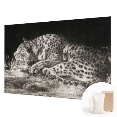 Foto tapeta z motivom leoparda, ki počiva