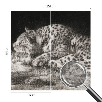 Foto tapeta z motivom leoparda, ki počiva