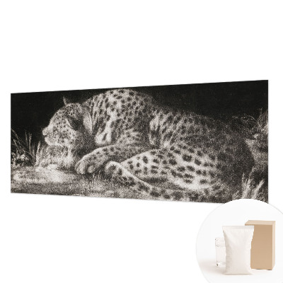 Foto tapeta z motivom leoparda, ki počiva