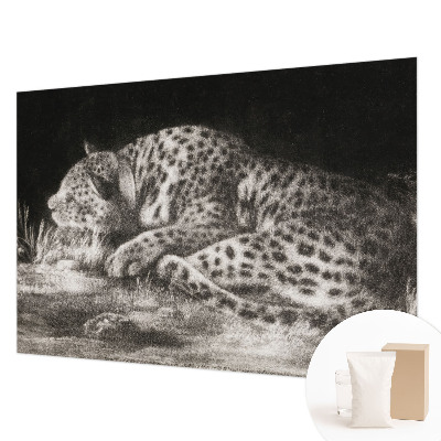 Foto tapeta z motivom leoparda, ki počiva