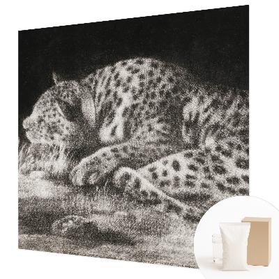 Foto tapeta z motivom leoparda, ki počiva