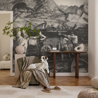 Netkana fototapeta Vaški prizor