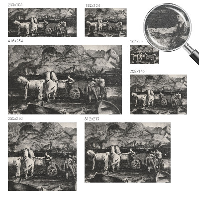 Netkana fototapeta Vaški prizor