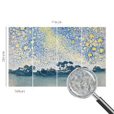 Stenska fototapeta flis Abstrakcija zvezd