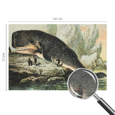 Tiskana fototapeta flis z motivom morskega gigantizma