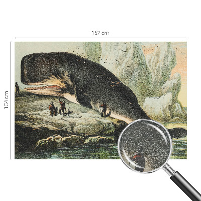 Tiskana fototapeta flis z motivom morskega gigantizma