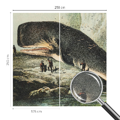 Tiskana fototapeta flis z motivom morskega gigantizma