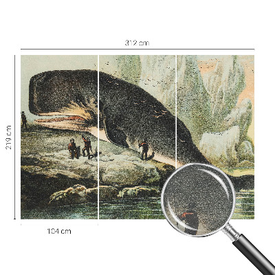 Tiskana fototapeta flis z motivom morskega gigantizma