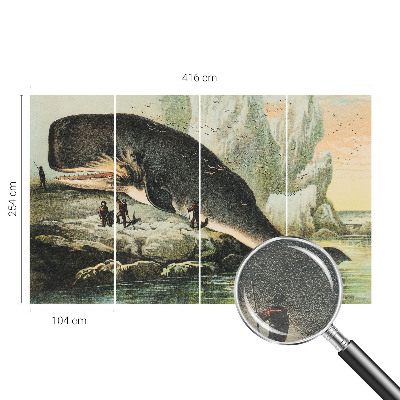 Tiskana fototapeta flis z motivom morskega gigantizma