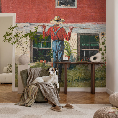 Fototapeta za dnevno sobo Vaški prizor