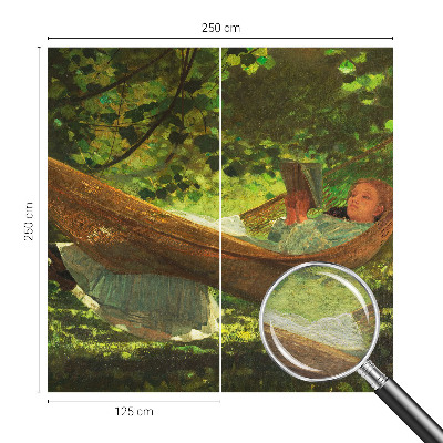 Fototapeta za spalnico Sproščanje v viseči mreži