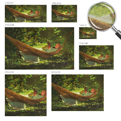 Fototapeta za spalnico Sproščanje v viseči mreži