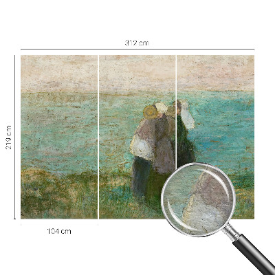 Dekorativna fototapeta z motivom odseva ob morju