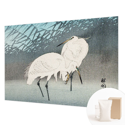 Stenska dekoracija fototapeta Nežne ptice