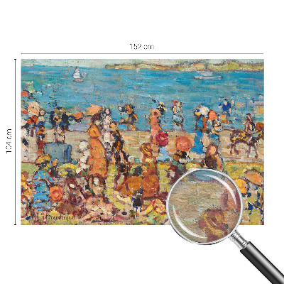 Fototapeta s tiskom s prizorom na plaži