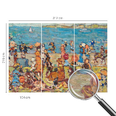 Fototapeta s tiskom s prizorom na plaži