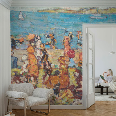 Fototapeta s tiskom s prizorom na plaži