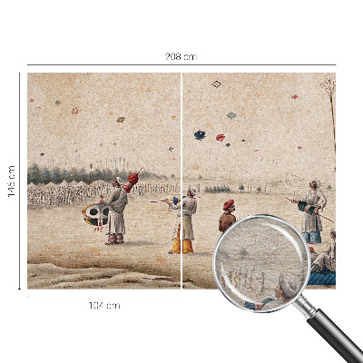 Foto tapeta Vzpenjajoči se zmaji