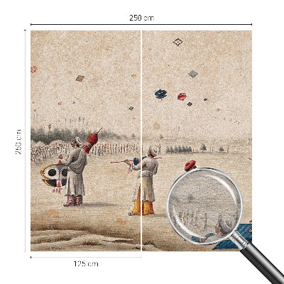 Foto tapeta Vzpenjajoči se zmaji