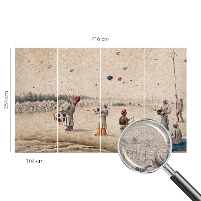 Foto tapeta Vzpenjajoči se zmaji