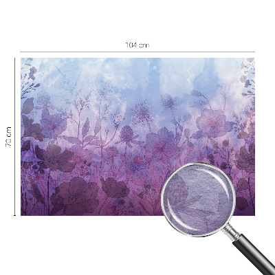 Netkana fototapeta z motivom pastelnih rož