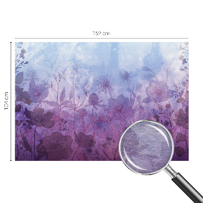 Netkana fototapeta z motivom pastelnih rož