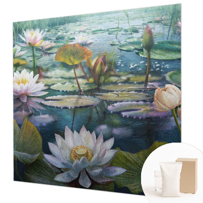 Fototapeta za steno Rože v ribniku