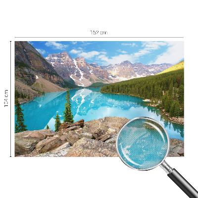 Samolepilna fototapeta za dnevno sobo Modro jezero