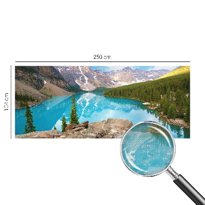 Samolepilna fototapeta za dnevno sobo Modro jezero