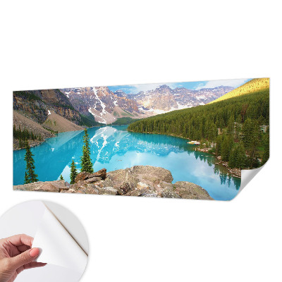 Samolepilna fototapeta za dnevno sobo Modro jezero