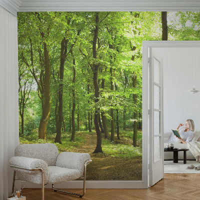 Fototapeta za otroško sobo z motivom naravnih elementov