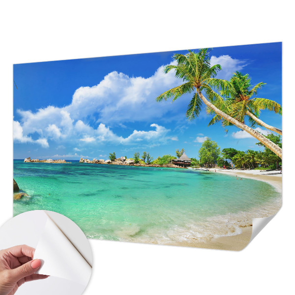 Samolepilna fototapeta z motivom tropskega raja