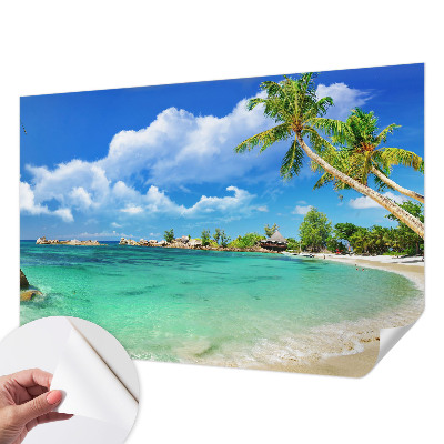 Samolepilna fototapeta z motivom tropskega raja