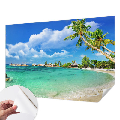 Samolepilna fototapeta z motivom tropskega raja