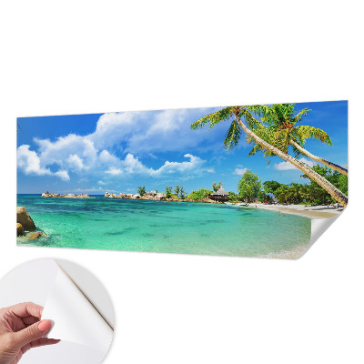 Samolepilna fototapeta z motivom tropskega raja