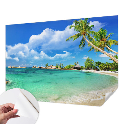 Samolepilna fototapeta z motivom tropskega raja