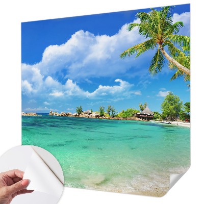 Samolepilna fototapeta z motivom tropskega raja