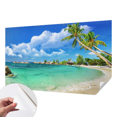 Samolepilna fototapeta z motivom tropskega raja