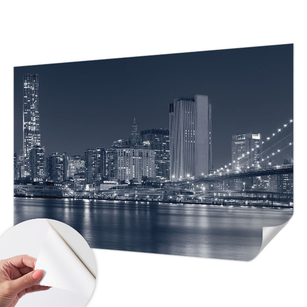 Samolepilna fototapeta za dnevno sobo Nočno mesto