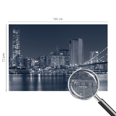 Samolepilna fototapeta za dnevno sobo Nočno mesto