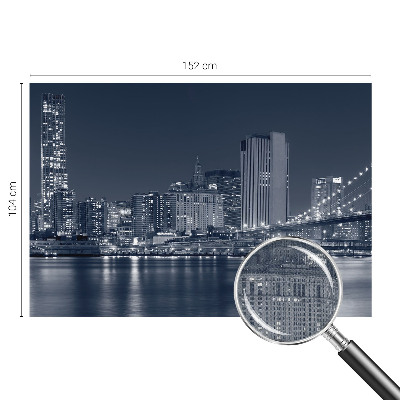 Samolepilna fototapeta za dnevno sobo Nočno mesto