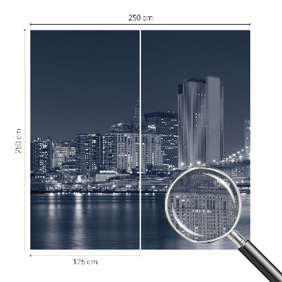 Samolepilna fototapeta za dnevno sobo Nočno mesto