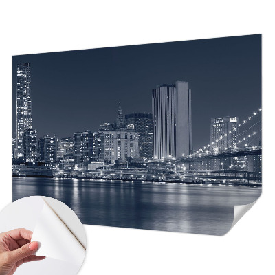 Samolepilna fototapeta za dnevno sobo Nočno mesto