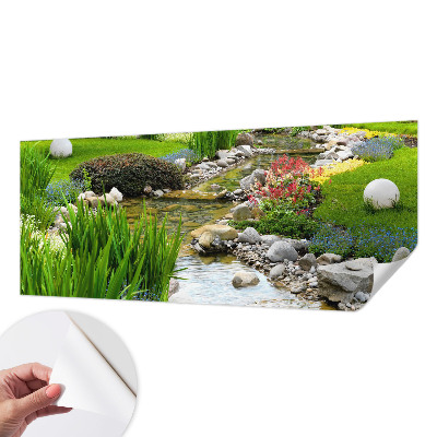 Otroška fototapeta z motivom idiličnega vrta