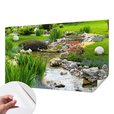 Otroška fototapeta z motivom idiličnega vrta