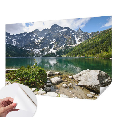 Samolepilna fototapeta z motivom gorskega jezera